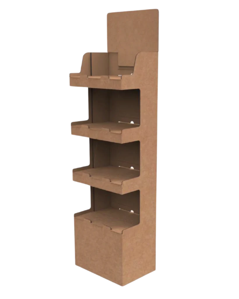 Expositor de carton PLV